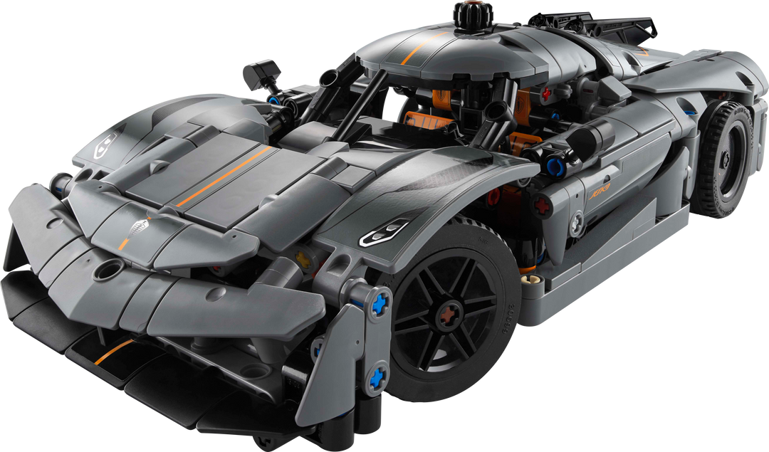 לגו Technic - מכונית-על אפורה Koenigsegg Jesko Absolut (42173)-0