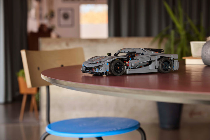 לגו Technic - מכונית-על אפורה Koenigsegg Jesko Absolut (42173)-11