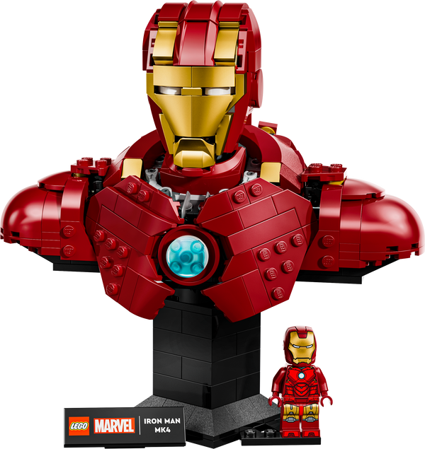 לגו | Marvel - פסל ראש של איירון מן MK4 (76327)