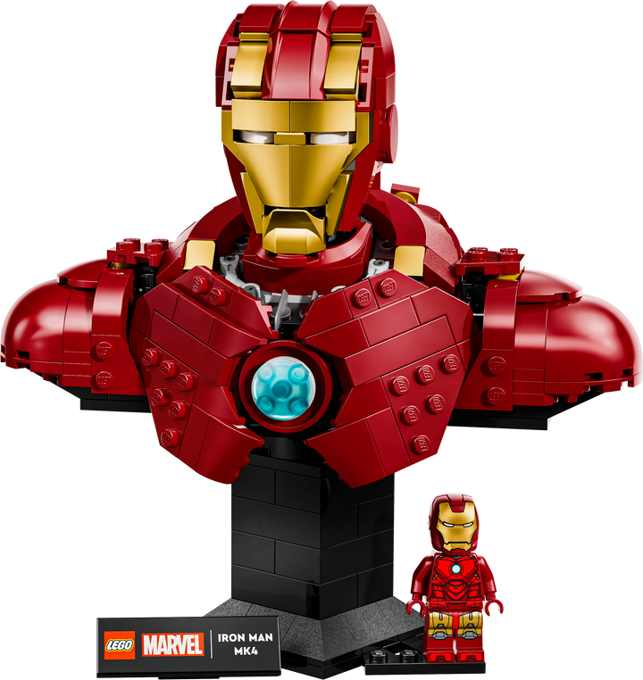 לגו | Marvel - פסל ראש של איירון מן MK4 (76327)-1