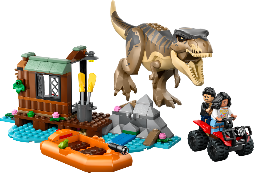 לגו Jurassic World - בריחה מטי רקס בנהר (76975)-1