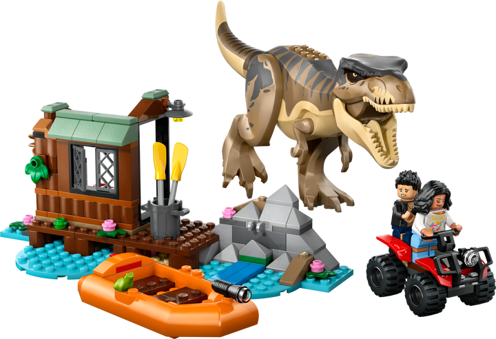 לגו Jurassic World - בריחה מטי רקס בנהר (76975)-1