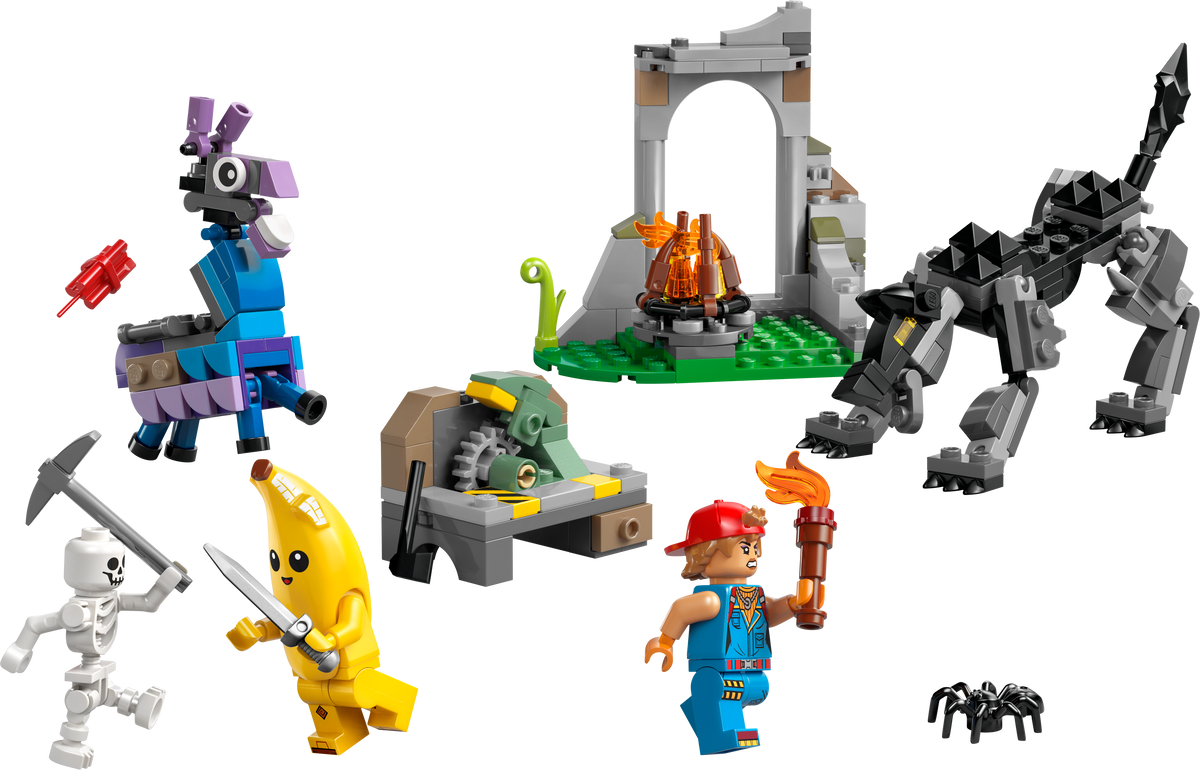 לגו Fortnite® - מחנה של Peely ו-Sparkplug (77075)-1