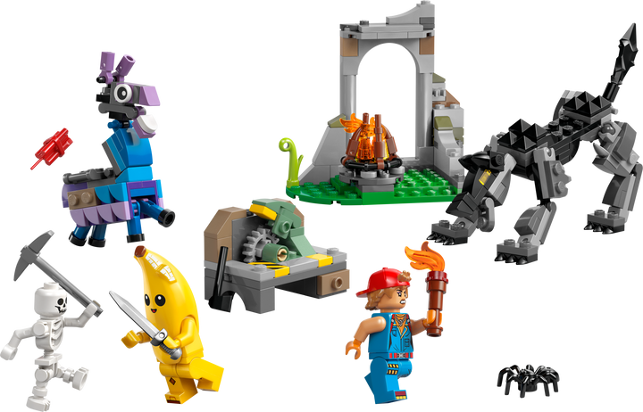 לגו Fortnite® - מחנה של Peely ו-Sparkplug (77075)-1