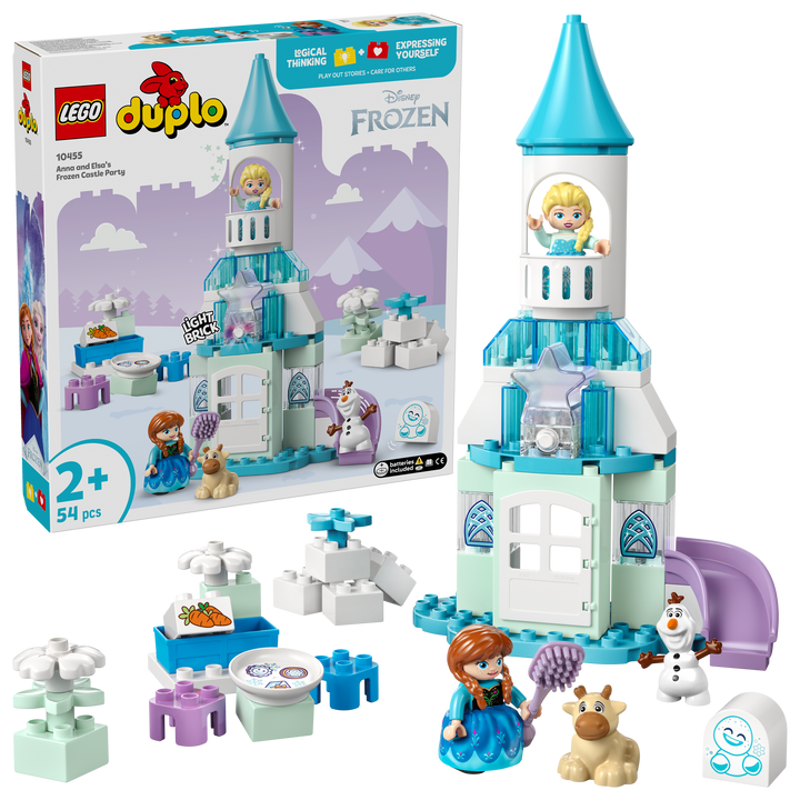 לגו DUPLO® │ Disney - מסיבה בטירה של אנה ואלזה מלשבור את הקרח (10455)-2
