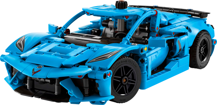 לגו Technic - Chevrolet Corvette Stingray כחולה (42217)-1