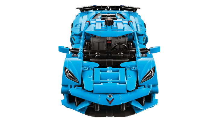 לגו Technic - Chevrolet Corvette Stingray כחולה (42217)-5