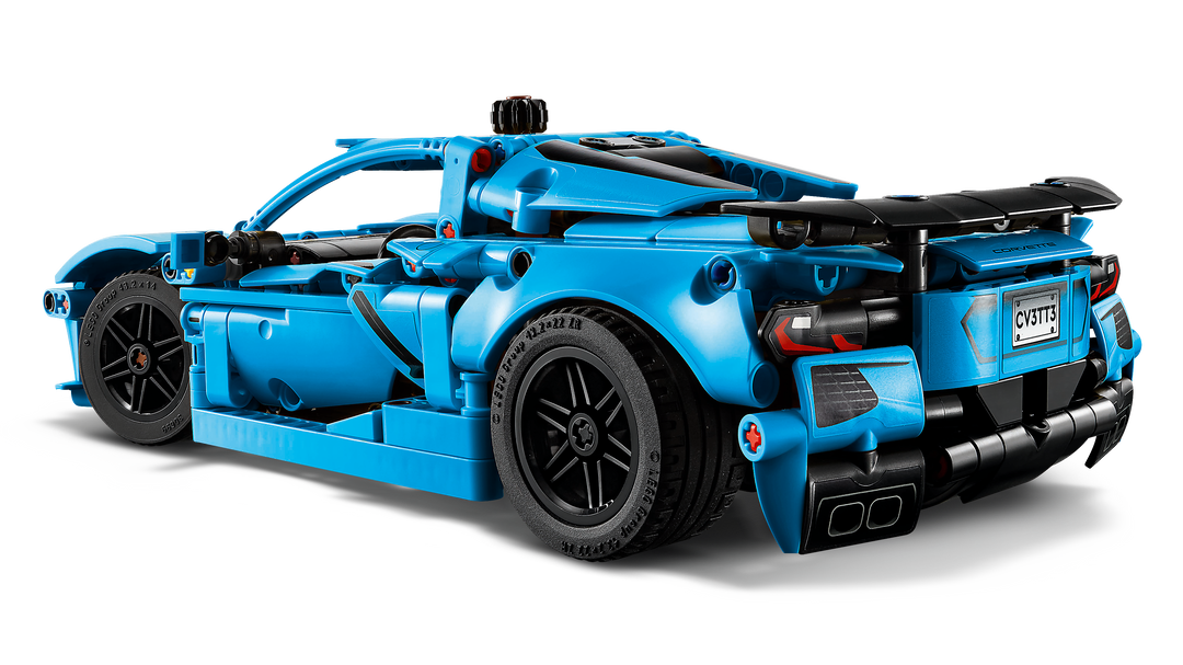 לגו Technic - Chevrolet Corvette Stingray כחולה (42217)-5
