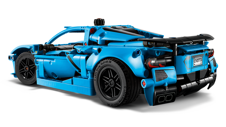 לגו Technic - Chevrolet Corvette Stingray כחולה (42217)-6