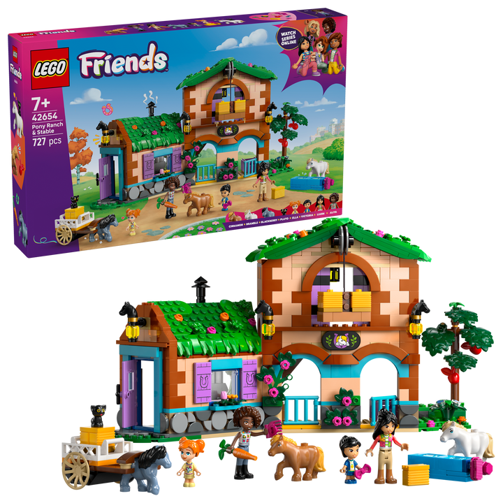 לגו Friends - חוות פוני ואורווה (42654)-2