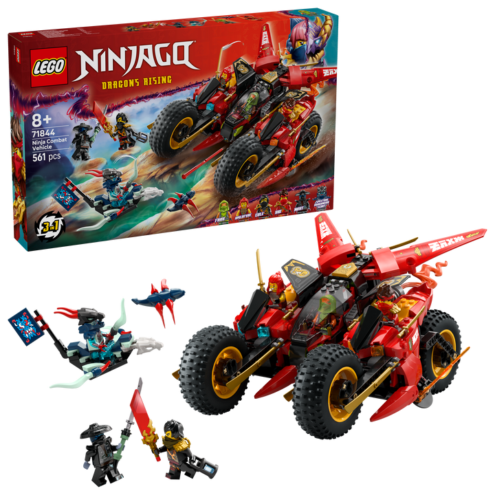 לגו NINJAGO® - רכב קרב של נינג'ה (71844)-2
