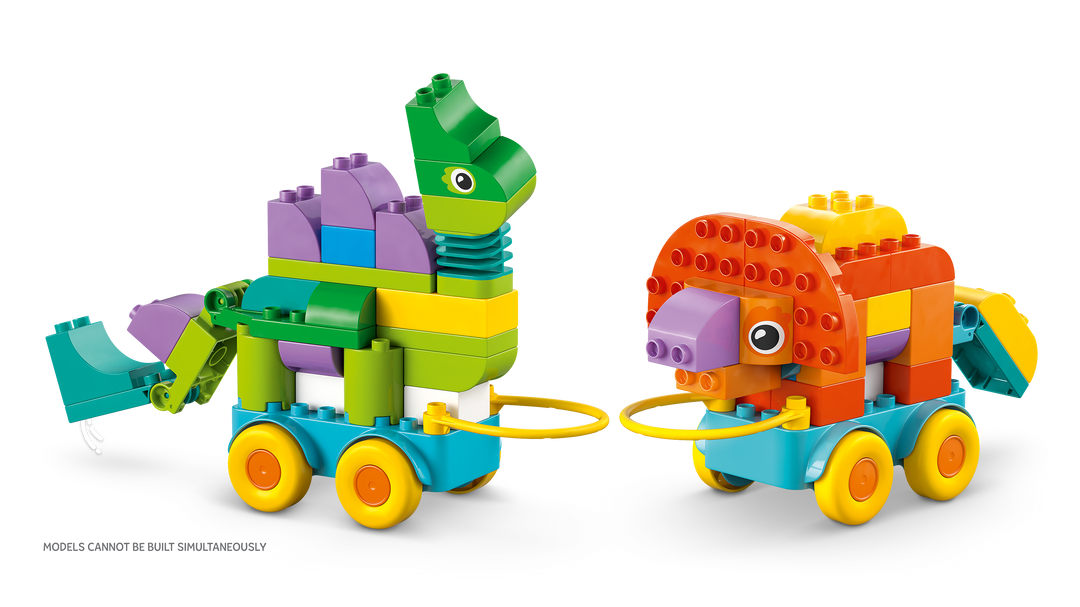 לגו DUPLO® - דינוזאורים על גלגלים 3 ב-1 (10451)-4