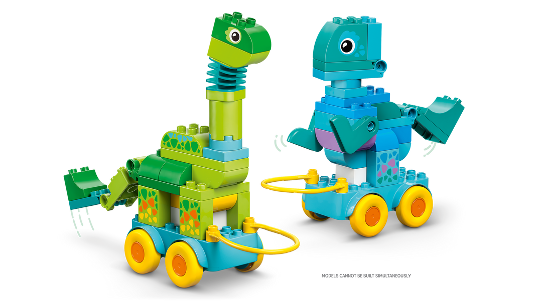 לגו DUPLO® - דינוזאורים על גלגלים 3 ב-1 (10451)-5