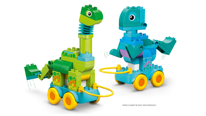 לגו DUPLO® - דינוזאורים על גלגלים 3 ב-1 (10451)-6