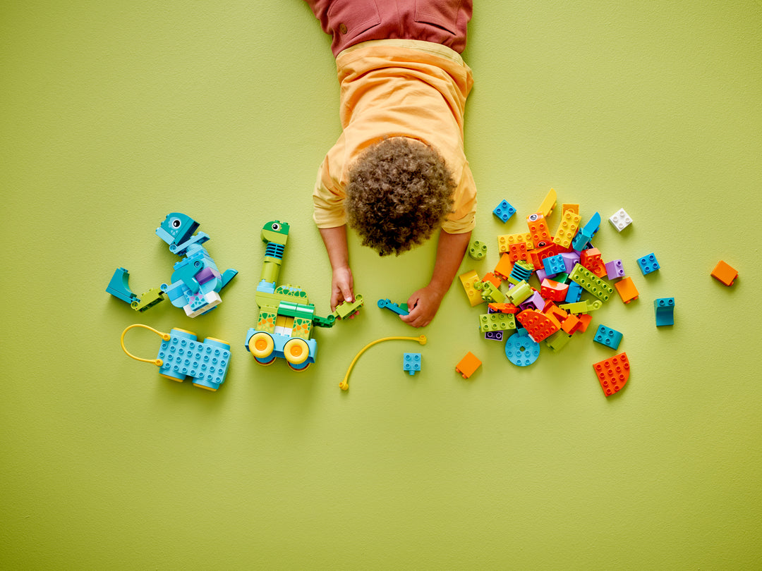 לגו DUPLO® - דינוזאורים על גלגלים 3 ב-1 (10451)-6