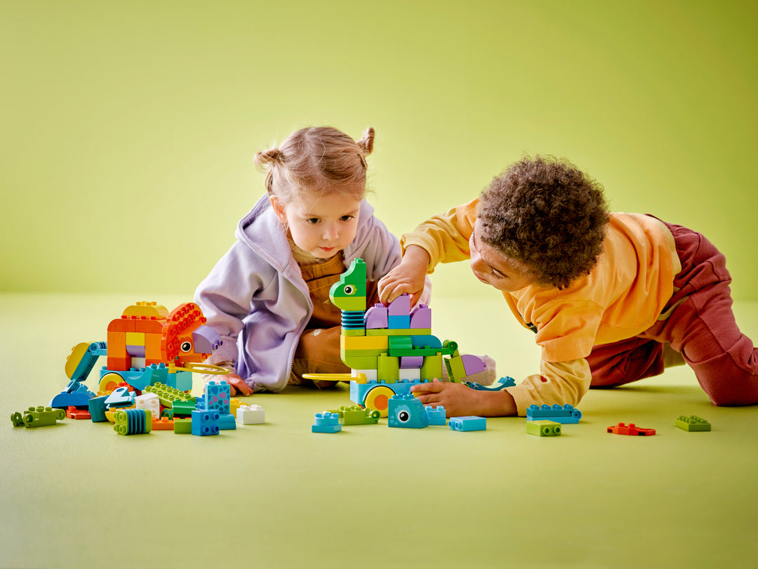 לגו DUPLO® - דינוזאורים על גלגלים 3 ב-1 (10451)-7
