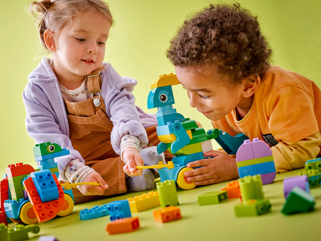 לגו DUPLO® - דינוזאורים על גלגלים 3 ב-1 (10451)-9