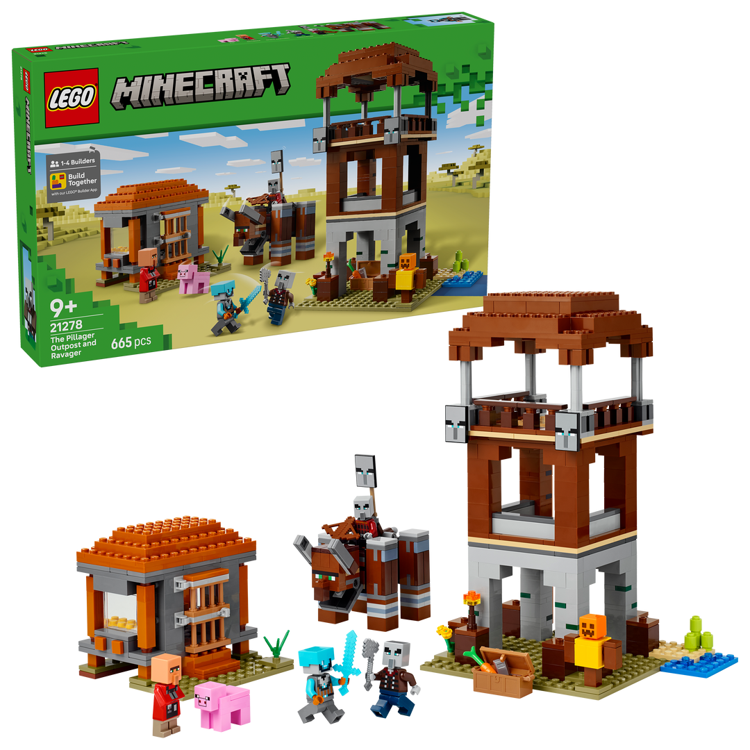 לגו Minecraft® - מוצב הפילאג'רים וראבאג'ר (21278)-2