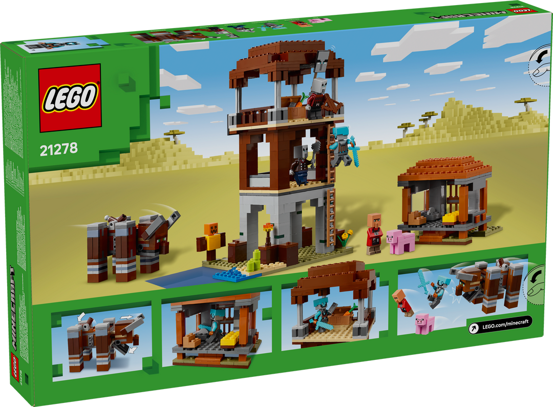 לגו Minecraft® - מוצב הפילאג'רים וראבאג'ר (21278)-3