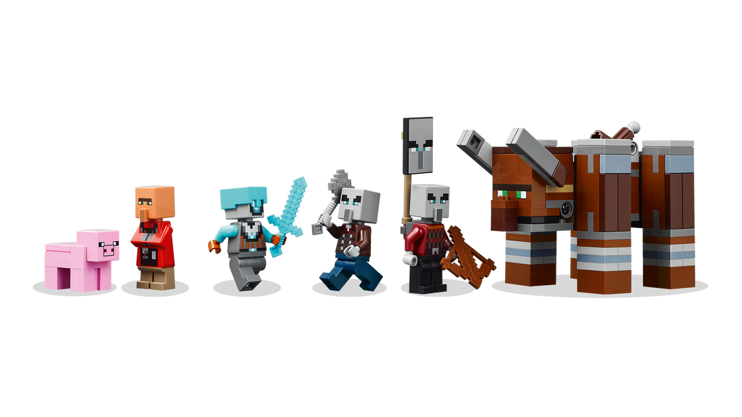 לגו Minecraft® - מוצב הפילאג'רים וראבאג'ר (21278)-4