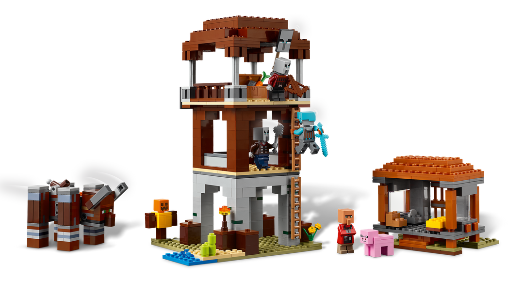 לגו Minecraft® - מוצב הפילאג'רים וראבאג'ר (21278)-5