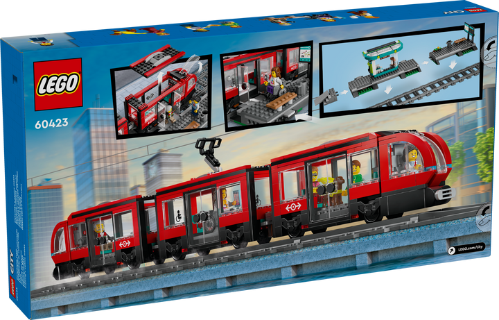 לגו City - חשמלית ותחנה במרכז העיר (60423)-2