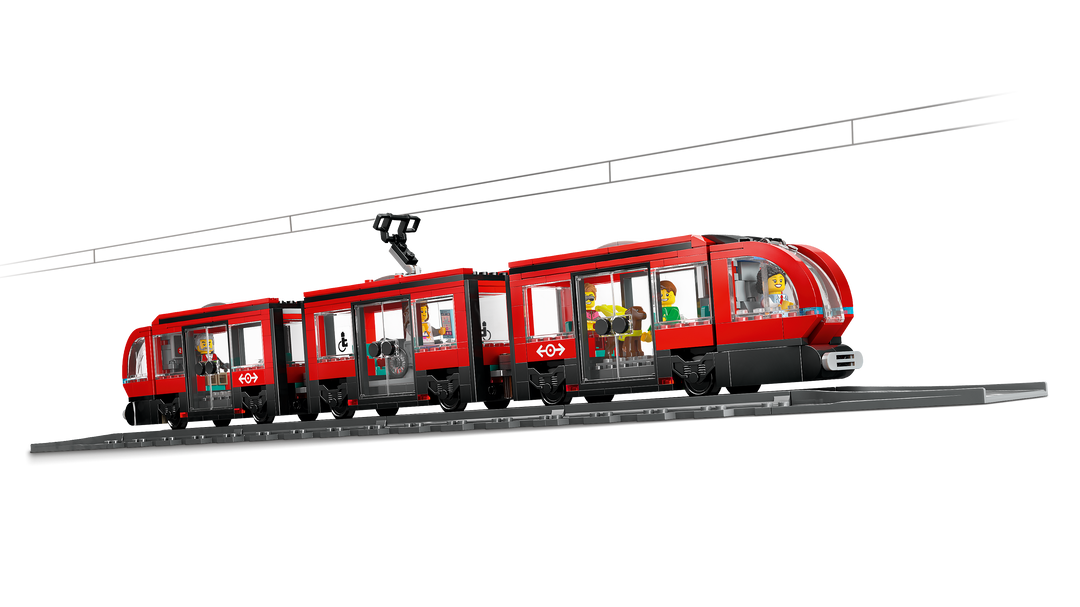 לגו City - חשמלית ותחנה במרכז העיר (60423)-3