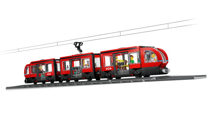 לגו City - חשמלית ותחנה במרכז העיר (60423)-4