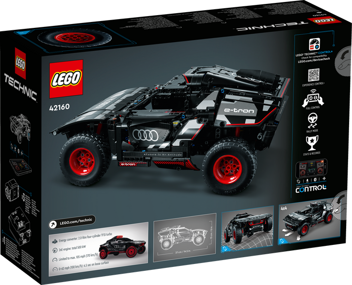 לגו Technic - מכונית חשמלית Audi RS Q e-tron (42160)-2