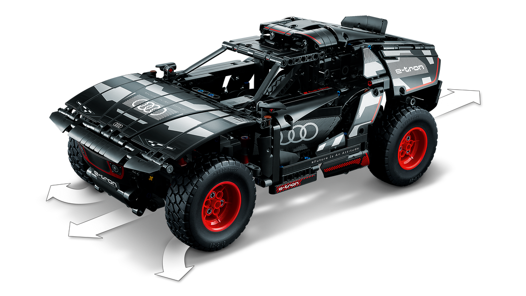 לגו Technic - מכונית חשמלית Audi RS Q e-tron (42160)-4