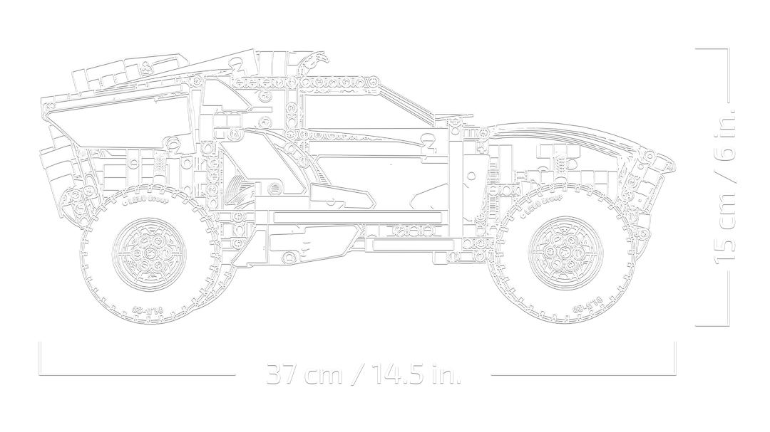 לגו Technic - מכונית חשמלית Audi RS Q e-tron (42160)-5