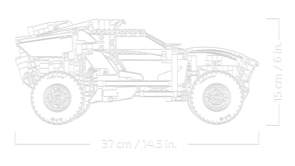 לגו Technic - מכונית חשמלית Audi RS Q e-tron (42160)-6