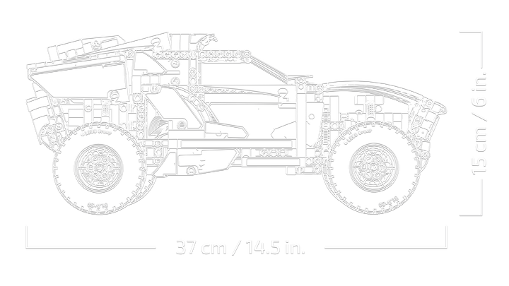 לגו Technic - מכונית חשמלית Audi RS Q e-tron (42160)-6