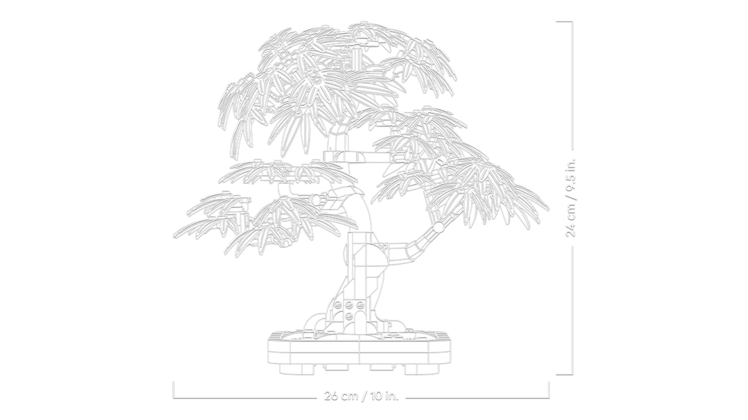 לגו Botanicals - עץ בונסאי אדר אדום יפני (10348)-4