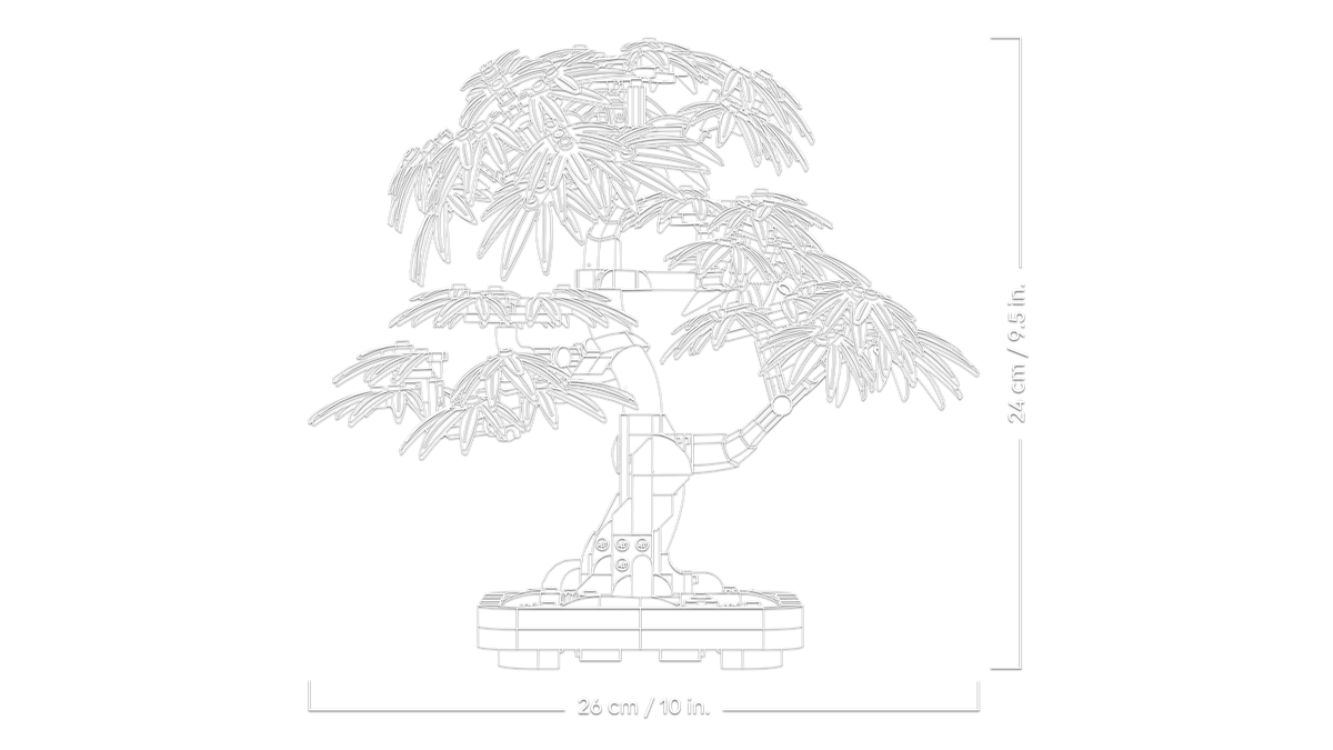 לגו Botanicals - עץ בונסאי אדר אדום יפני (10348)-5
