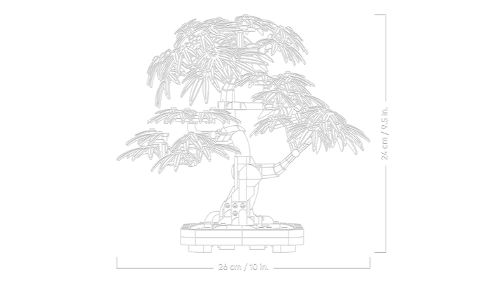 לגו Botanicals - עץ בונסאי אדר אדום יפני (10348)-5