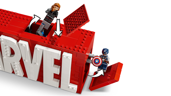 לגו | Marvel - לוגו של מארוול ומיני-דמויות (76313)-2