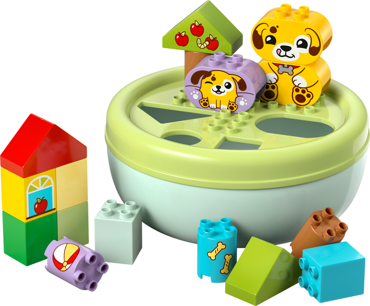 לגו DUPLO® - התאמת צורות: מלונת כלבלבים (10441)-1