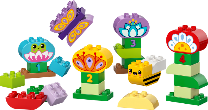 לגו DUPLO® - גן ופרחים לפיתוח יצירתיות (10444)-1