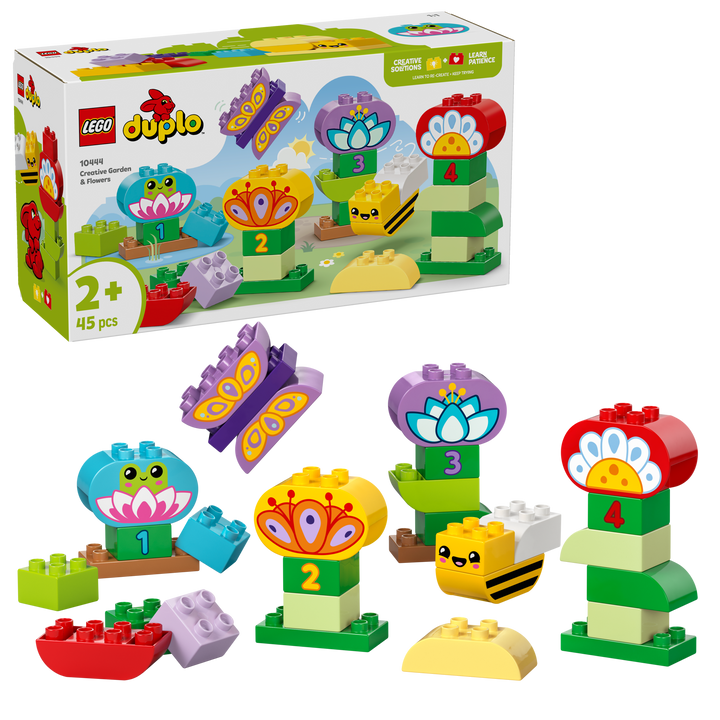 לגו DUPLO® - גן ופרחים לפיתוח יצירתיות (10444)-2
