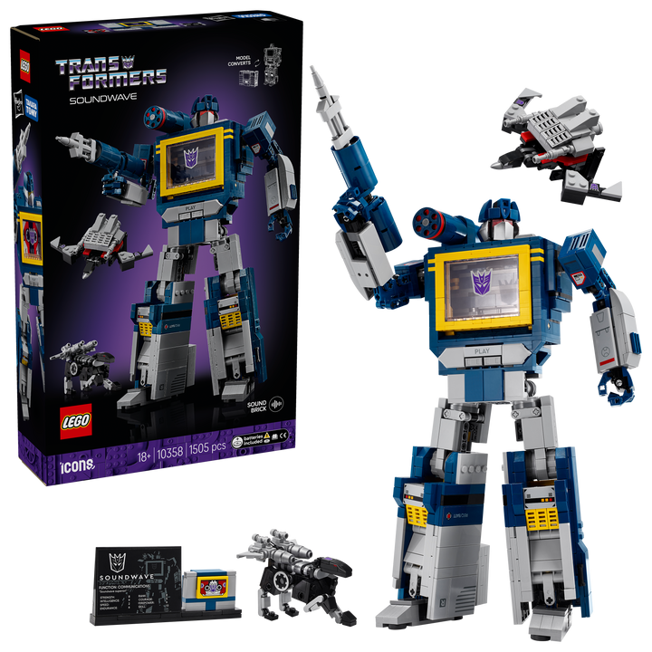 לגו Icons - Transformers: סאונדווייב (10358)-2