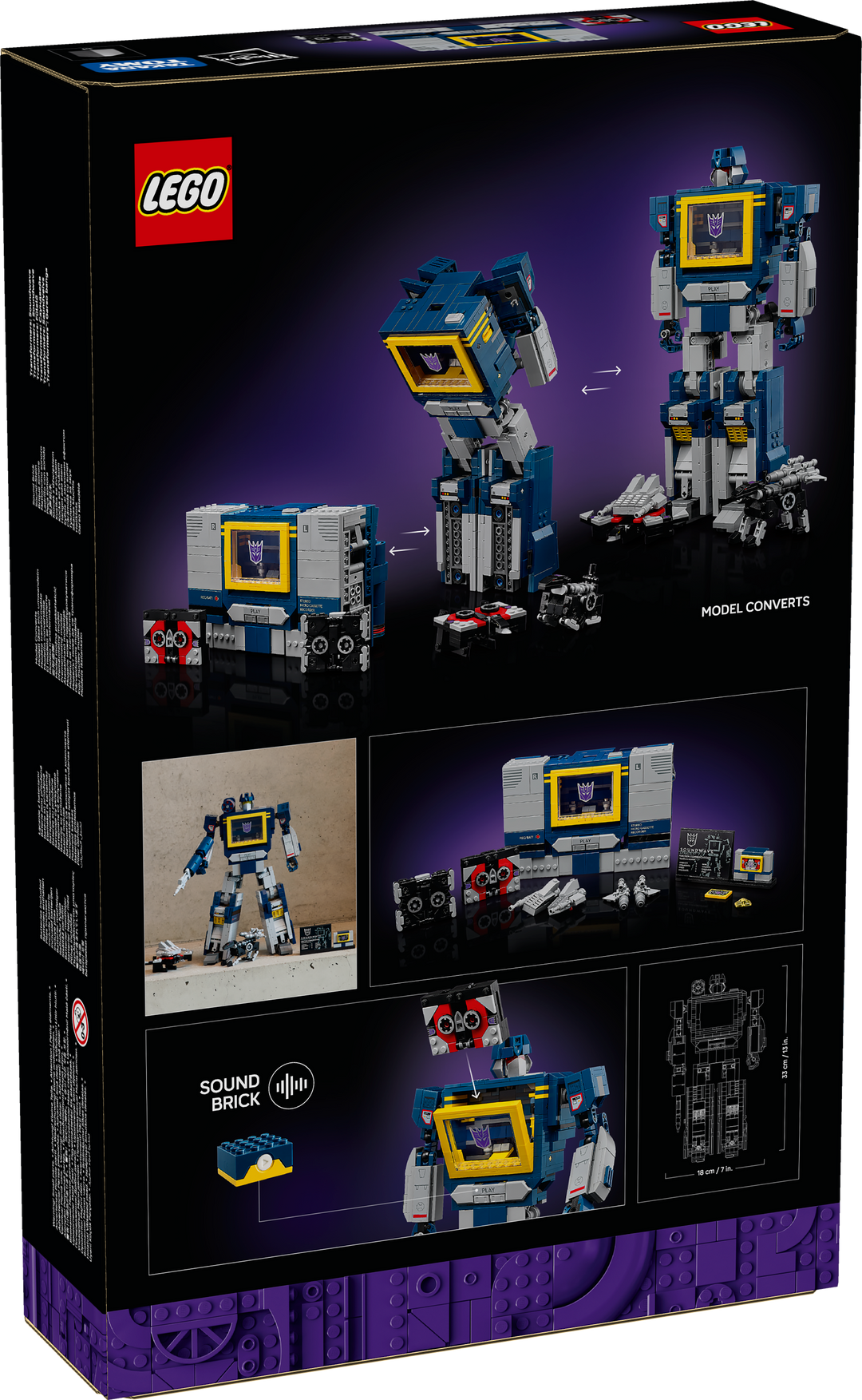 לגו Icons - Transformers: סאונדווייב (10358)-2