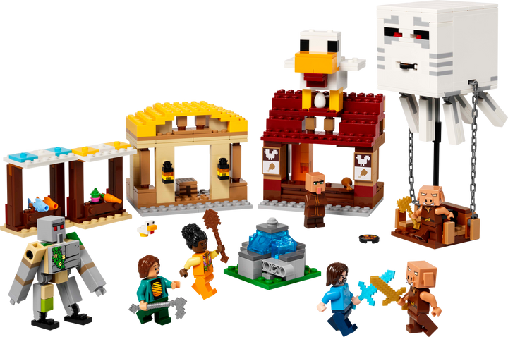 לגו Minecraft® - התקפת הכפר מבלון הגאסט (21273)-1