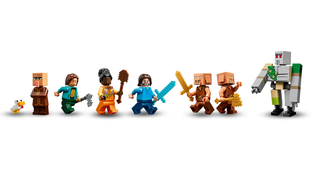 לגו Minecraft® - התקפת הכפר מבלון הגאסט (21273)-2