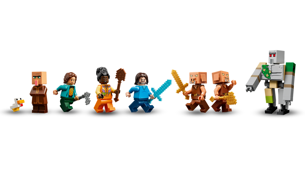 לגו Minecraft® - התקפת הכפר מבלון הגאסט (21273)-3