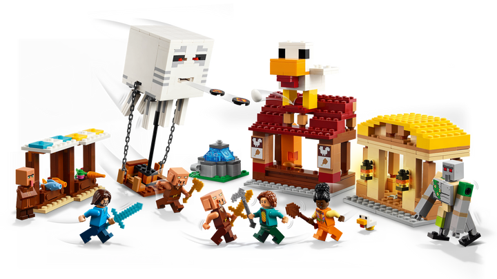 לגו Minecraft® - התקפת הכפר מבלון הגאסט (21273)-4