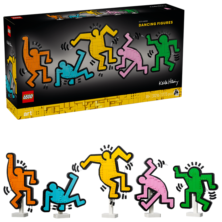 לגו Art - Keith Haring – דמויות רוקדות (31216)-2