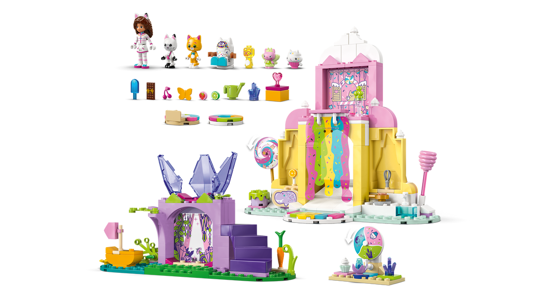 לגו Gabby’s Dollhouse - הר הממתקים והגינה של קיטי (11205)-5