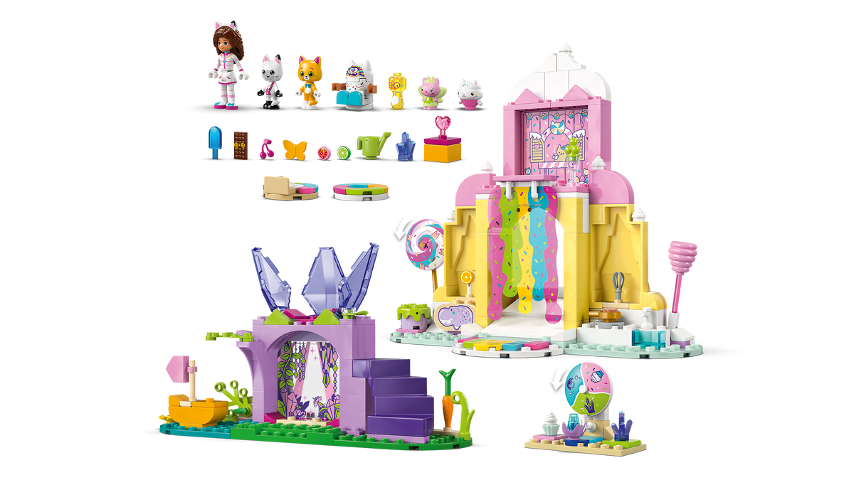 לגו Gabby’s Dollhouse - הר הממתקים והגינה של קיטי (11205)-5