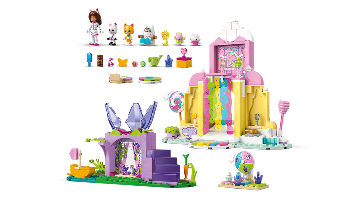 לגו Gabby’s Dollhouse - הר הממתקים והגינה של קיטי (11205)-5
